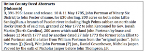 Lease and release 1783 Portman to Foster